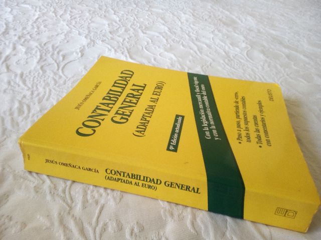 LIBRO DE CONTABILIDADGENERAL DE OMEÑACA.COMO NUEVO