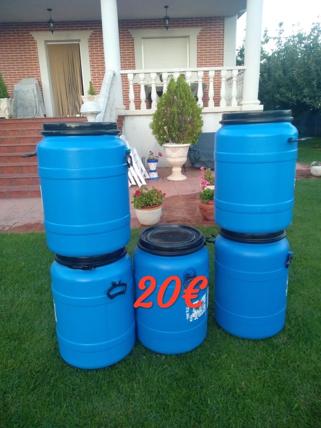 bidones de plastico 80l