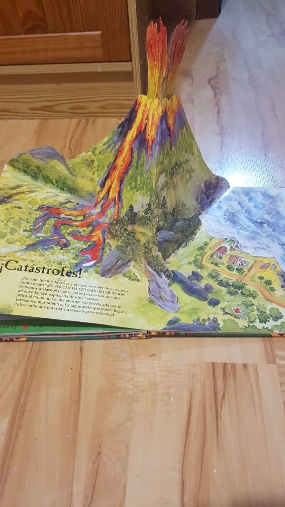 Libro infantil con despegables.