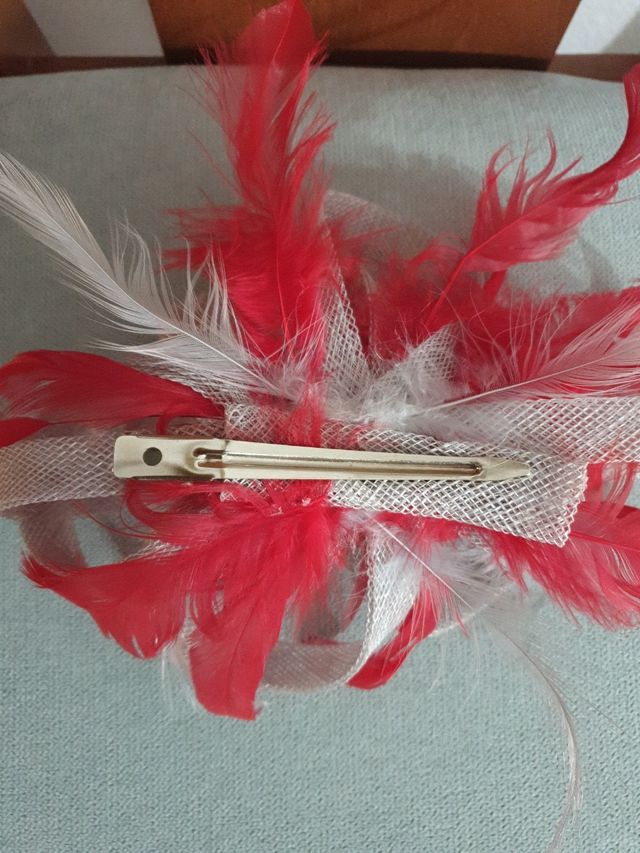 Tocado Evento plumas