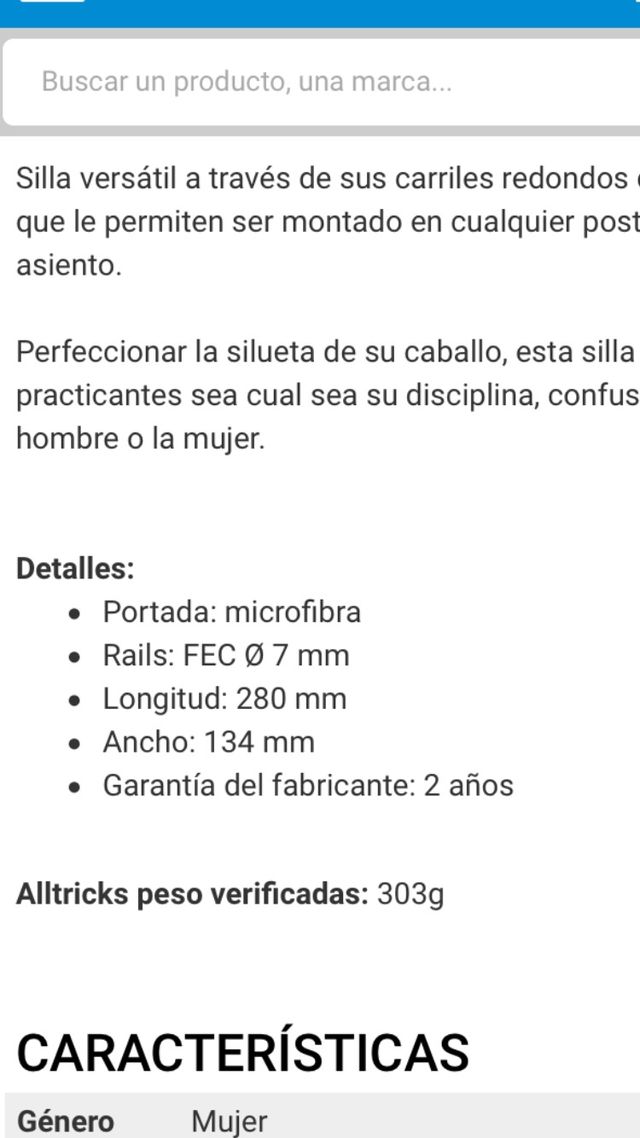 Sillín Selle Italia Nekkar hombre mujer