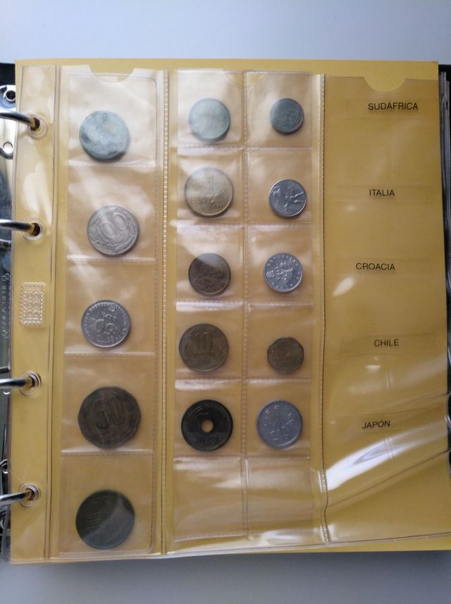 Colección monedas del mundo