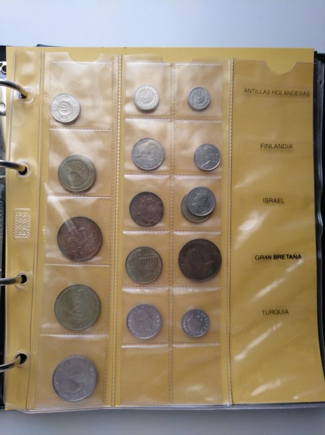 Colección monedas del mundo