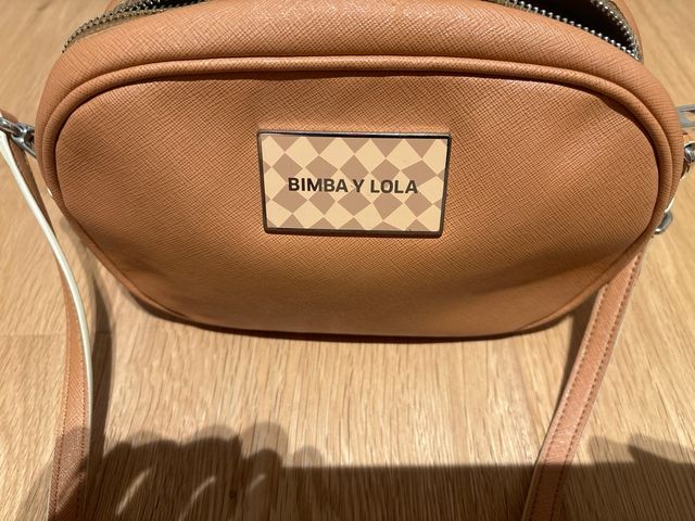 Bimba y Lola bolso camel piel