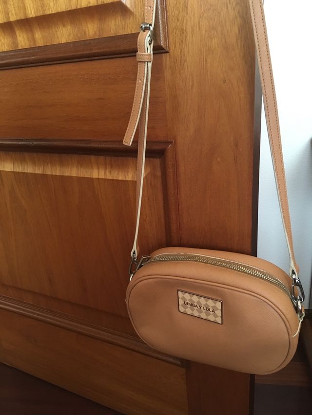 Bimba y Lola bolso camel piel