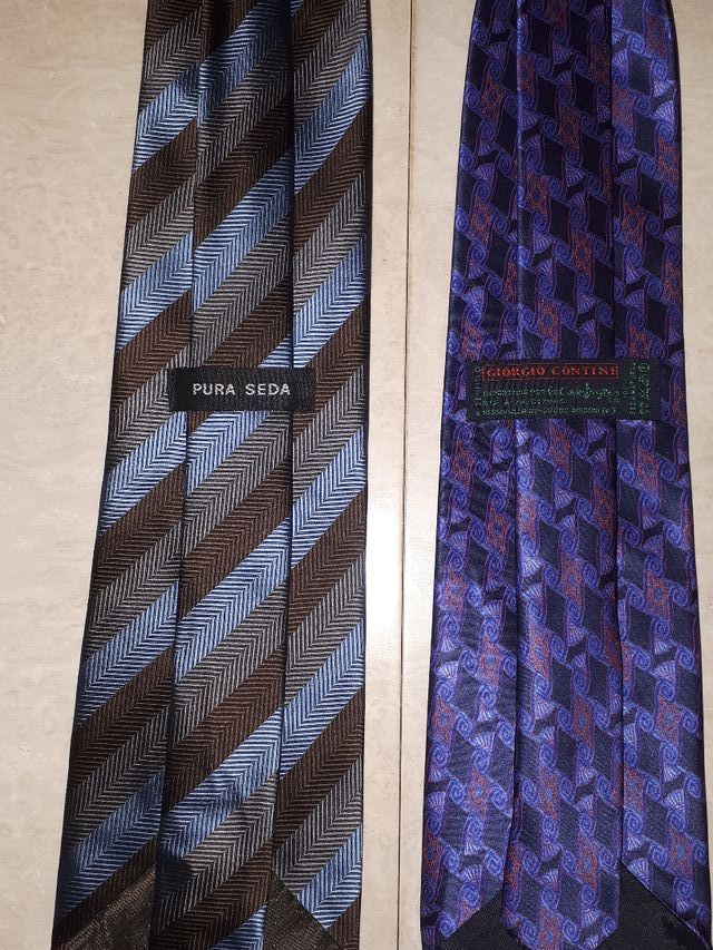 LOTES DE CORBATAS DE VESTIR PURA SEDA NATURAL