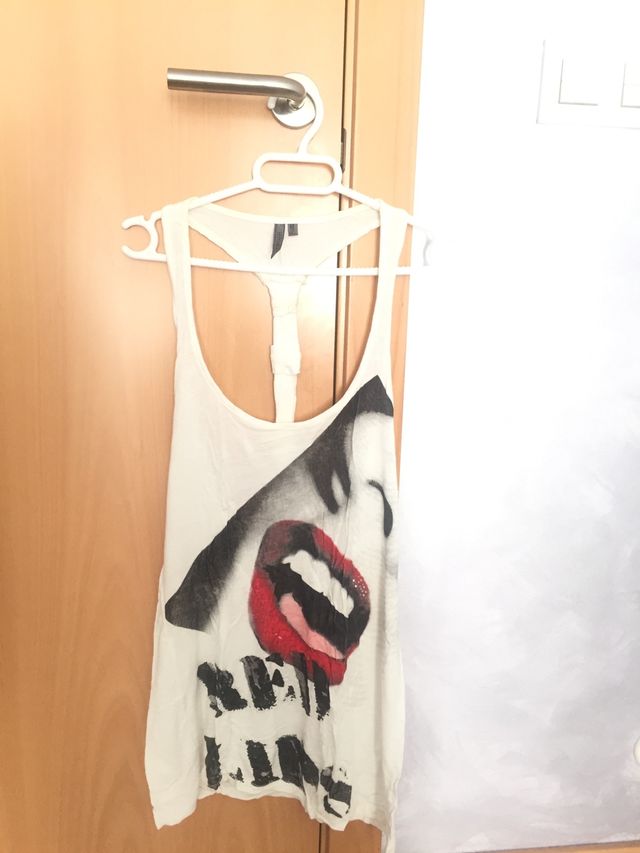 Camiseta larga Talla M