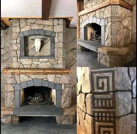 Chimenea de piedra artificial de segunda mano por 180 € en Madrid en