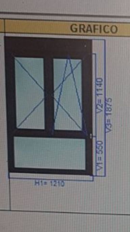 2 ventanas abatibles con persiana