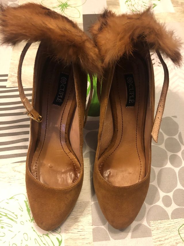 Zapatos de Cuplé color mostaza