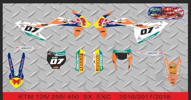 adhesivos, vinilos,pegatinas ktm