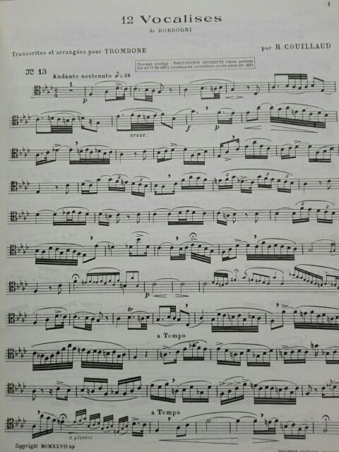 MÉTODOS DE TROMBÓN.Pichaureau,Bitsch,Grigoriev.