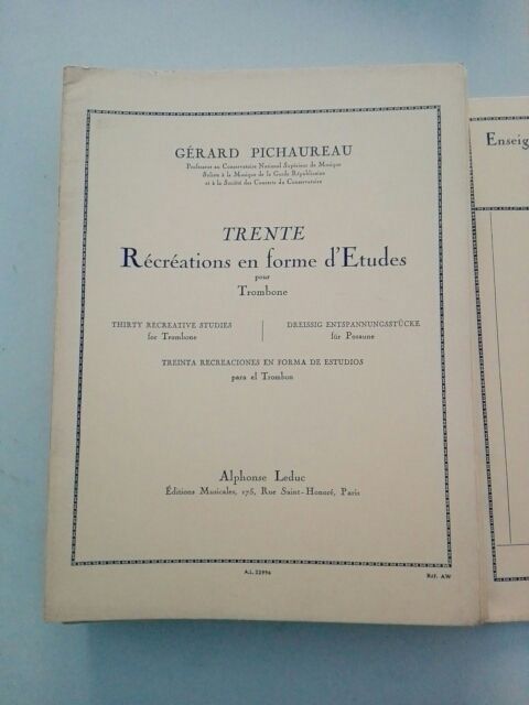 MÉTODOS DE TROMBÓN.Pichaureau,Bitsch,Grigoriev.