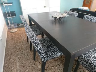 Mesa comedor con sillas de segunda mano en Valencia en WALLAPOP Mesa comedor con sillas de segunda mano en Valencia en WALLAPOP