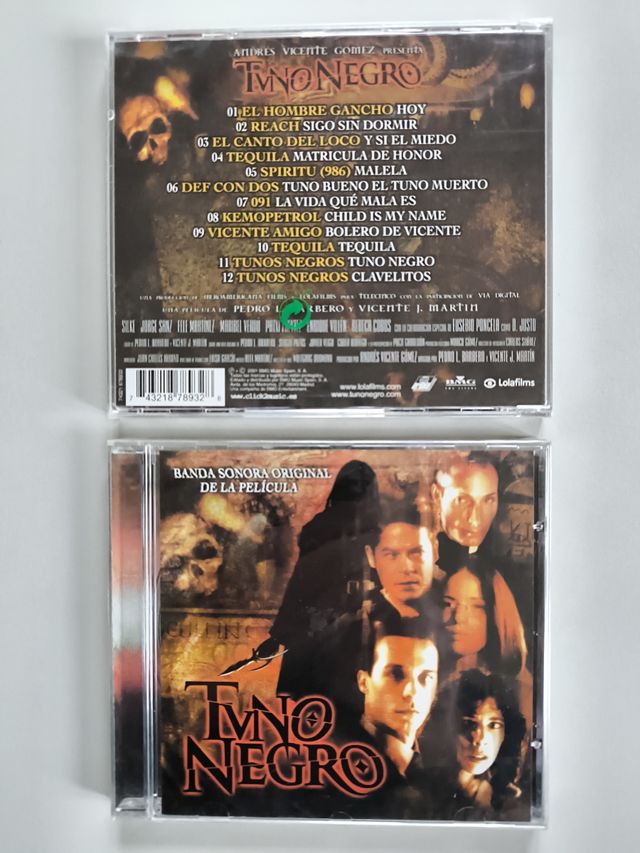 BSO CINE ESPAÑOL.FUGITIVAS. TORRENTE 2. TUNO NEGRO