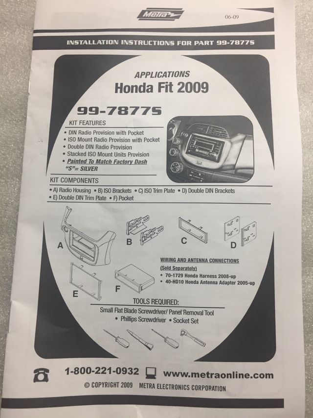 Soporte doble din honda jazz.