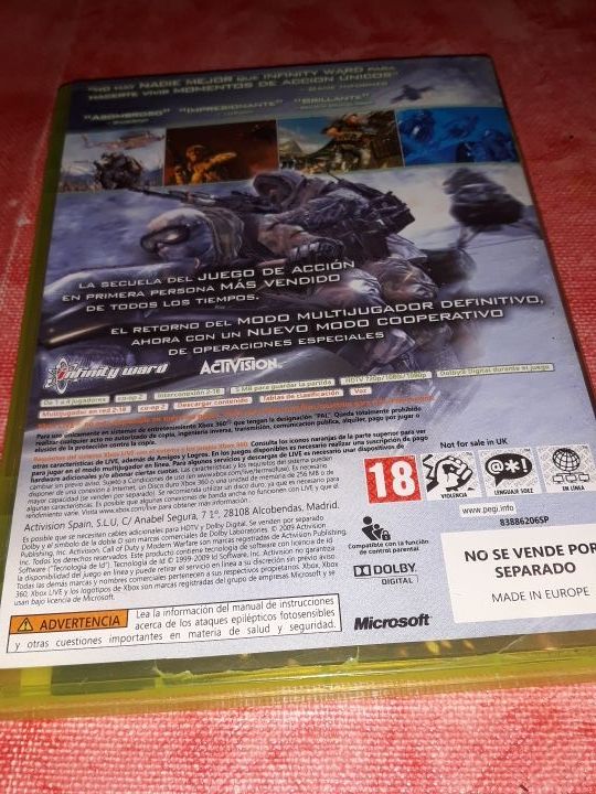 juego de xbox 360