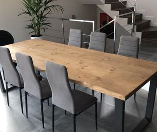Mesa comedor industrial de segunda mano en WALLAPOP Mesa comedor industrial de segunda mano en WALLAPOP