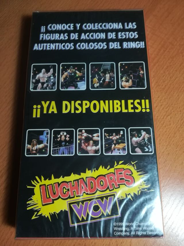 Cinta VHS de Luchadores WCW de Bandai