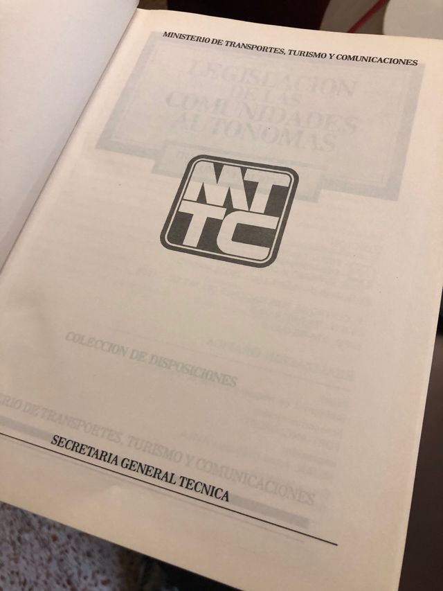 Legislación de las comunidades autónomas (1988)