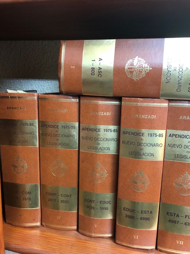 Apendices de Diccionario de legislación 1975/85