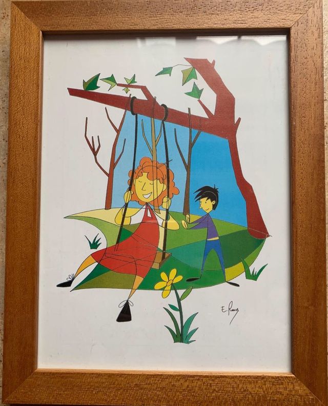 4 Cuadros habitación infantil (juegos infantiles)