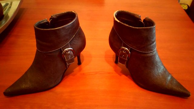 Botines tacón bajo, 37