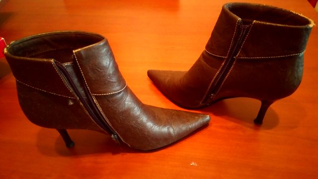 Botines tacón bajo, 37