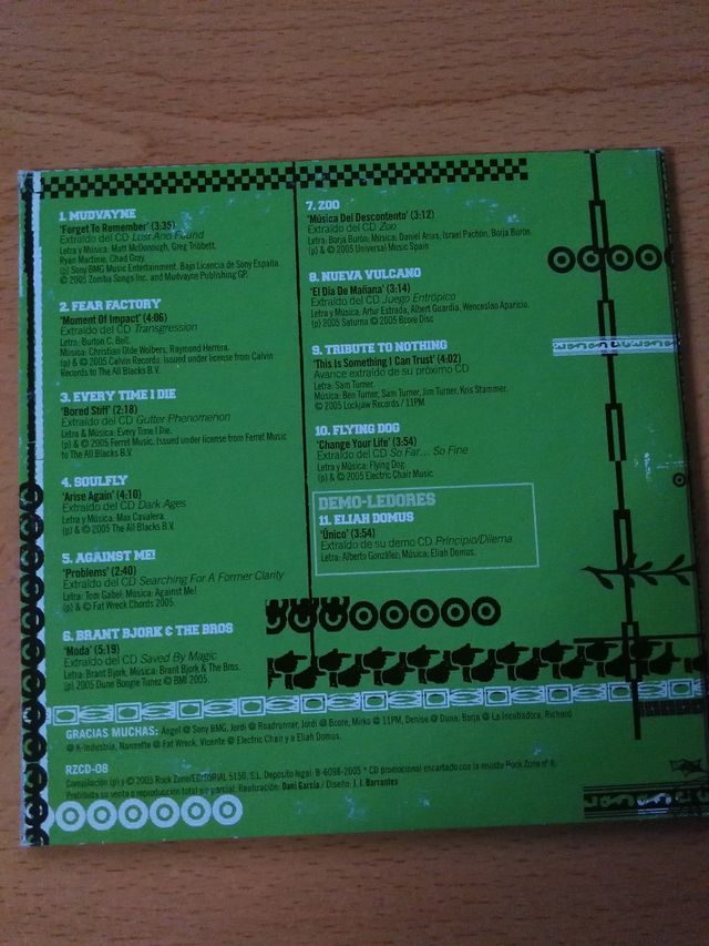 CD Promocional Revista Rockzone