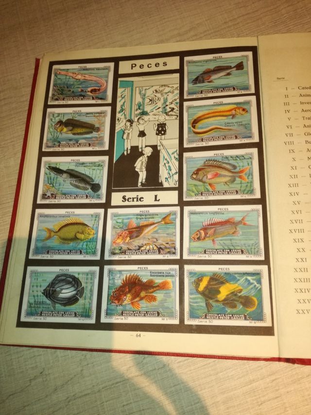 Álbum cromos NESTLE.