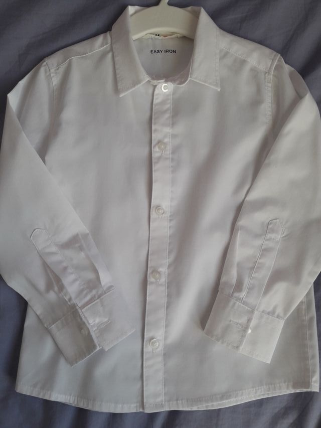 Camisa blanca 4-5 años
