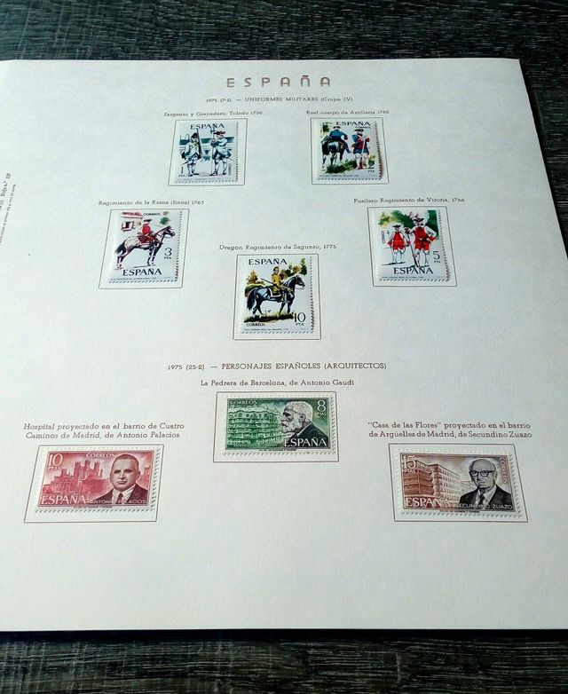 FOGLI FRANCOBOLLI 1978-2007 SPAGNA