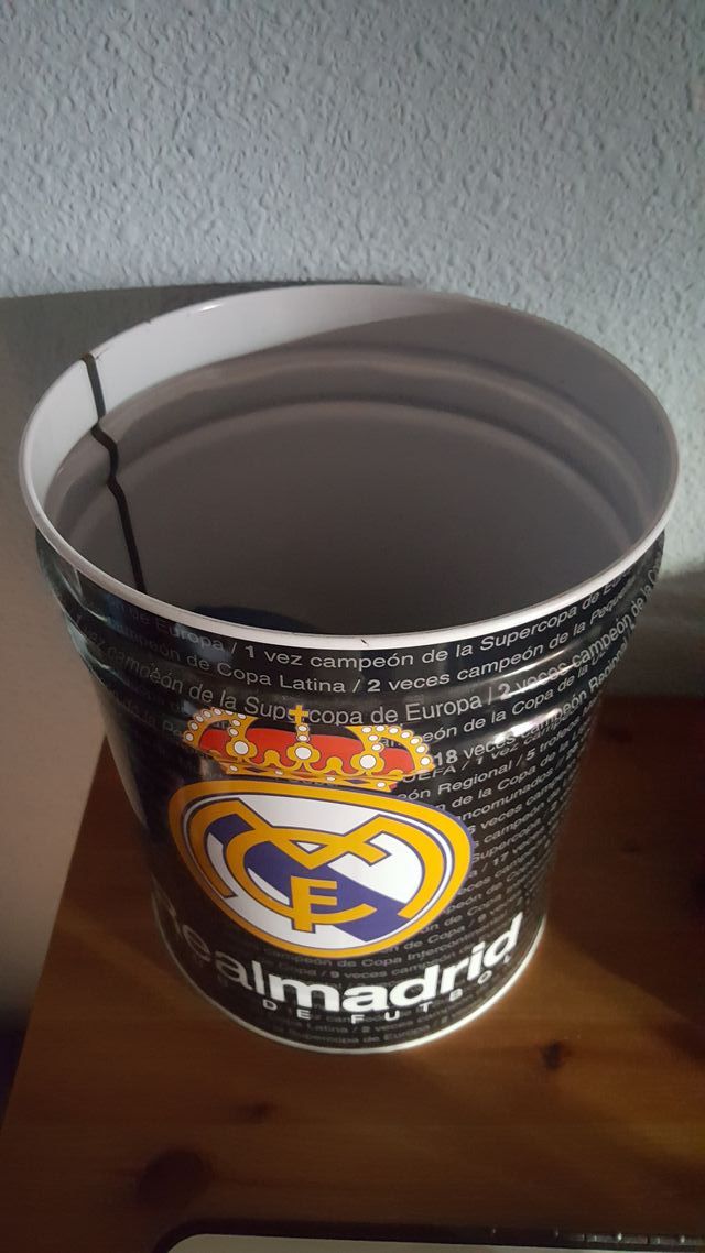 papelera original Real Madrid