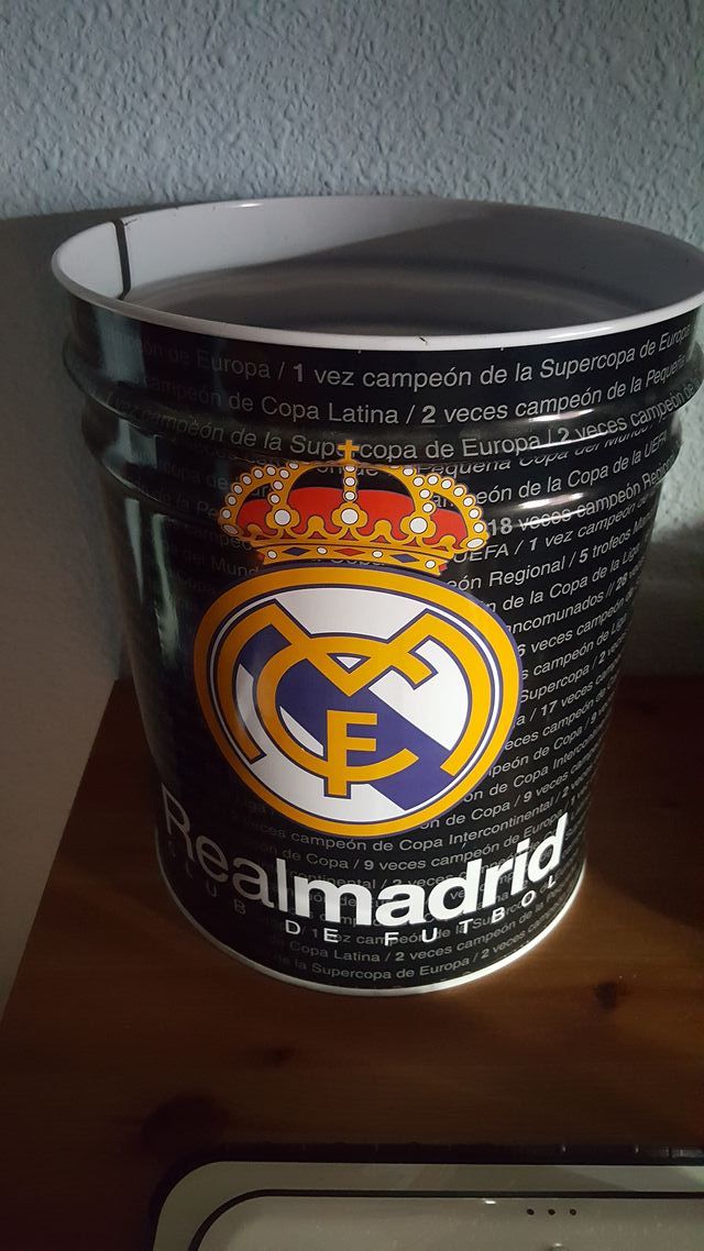 papelera original Real Madrid