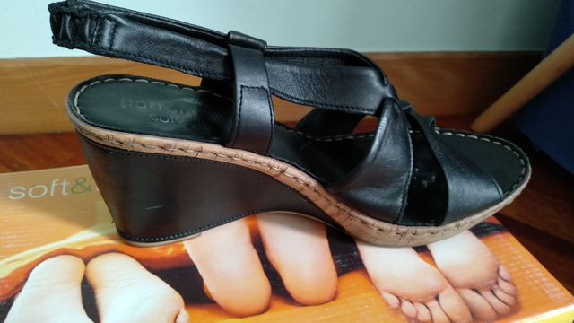 sandalias de piel talla 41