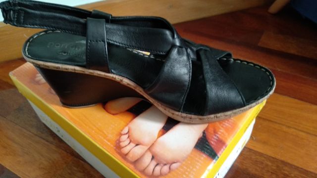 sandalias de piel talla 41