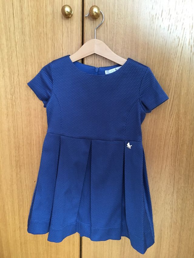 Vestido añil marca Lou Lou 5 años