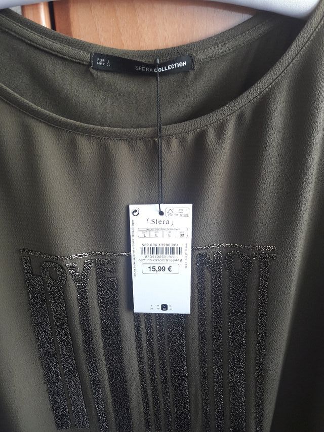 Top SFERA nuevo con etiqueta camisa