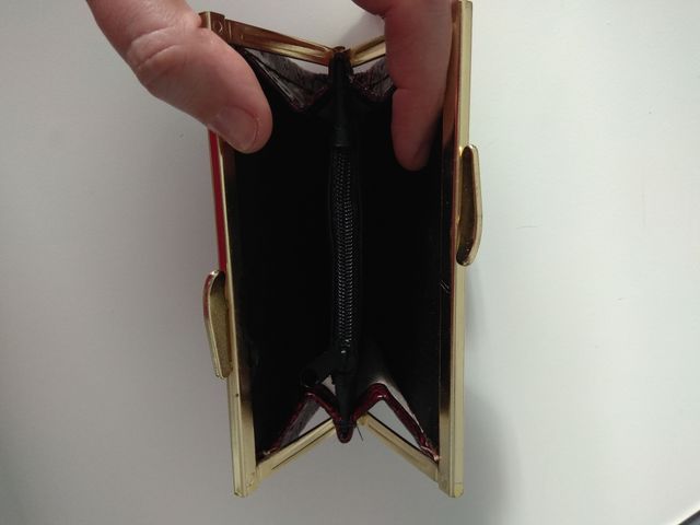 Cartera imitación serpiente