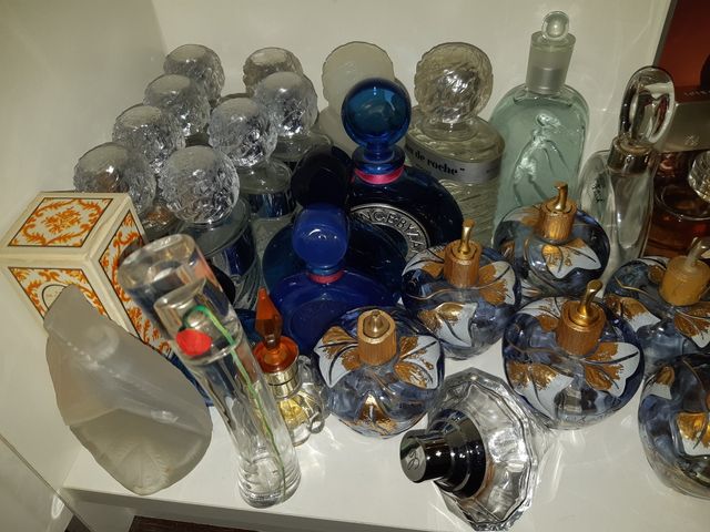 profumi vuoti, bottiglie