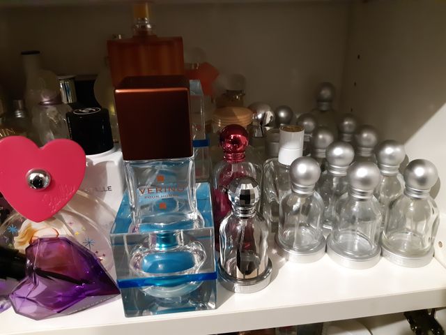 profumi vuoti, bottiglie