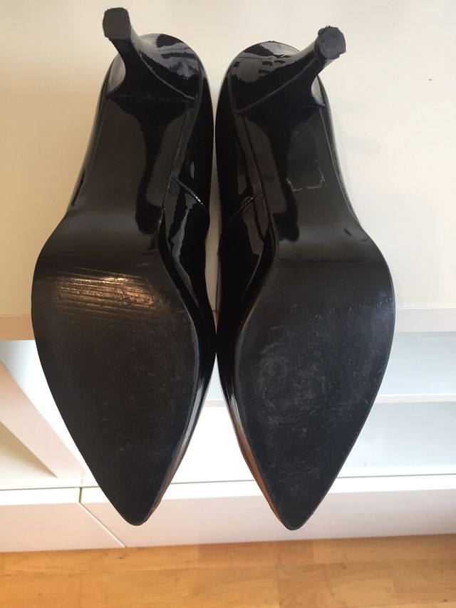 Zapatos negros Charol T. 41