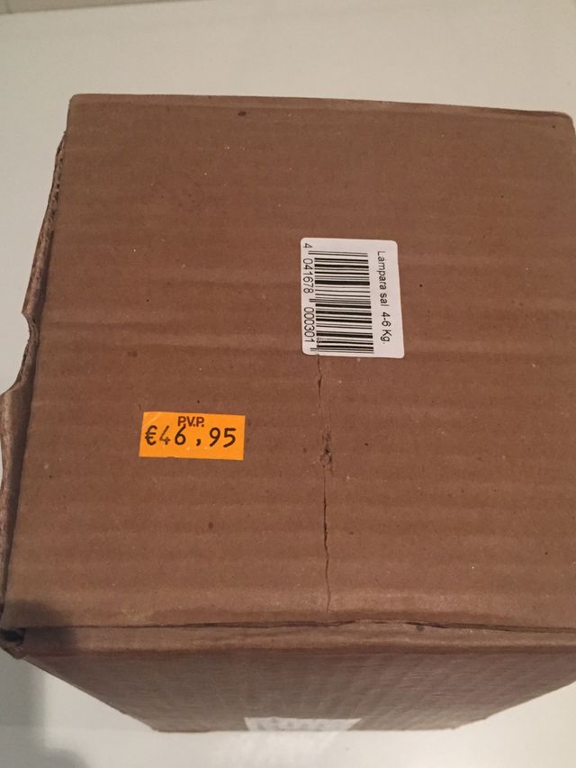 Lampara de sal del Himalaya