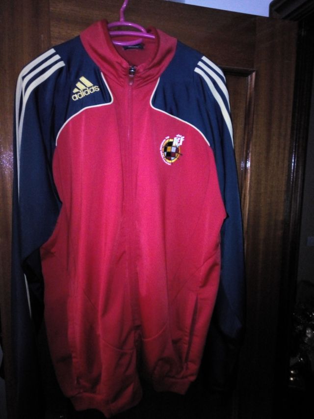 CHAQUETA SELECCION ESPAÑOLA ROJA ORIGINAL