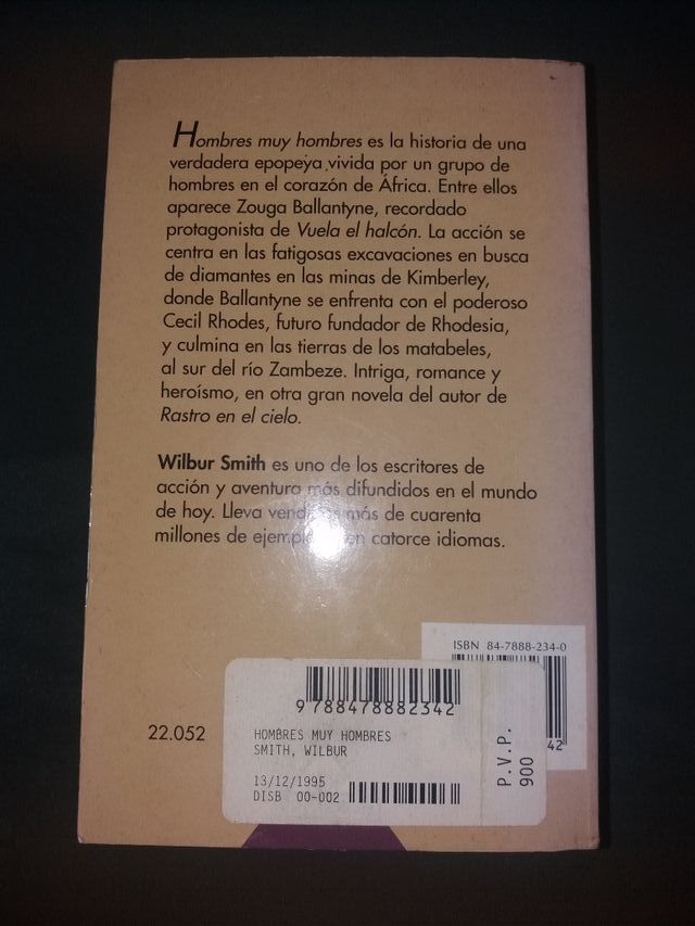 Libro .Hombres muy hombres.