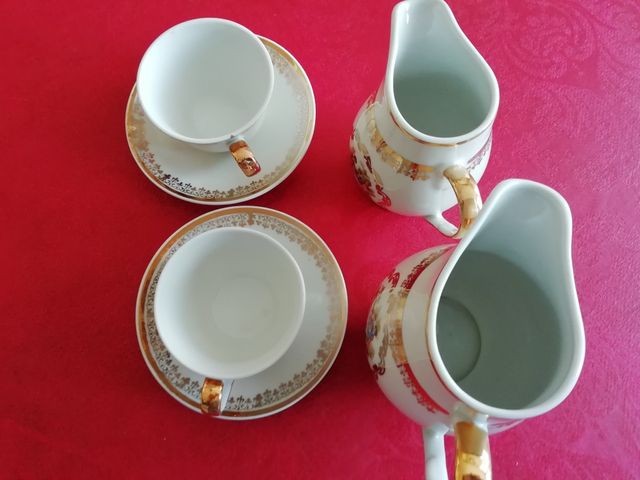 juego de café tú y yo antiguo años 60