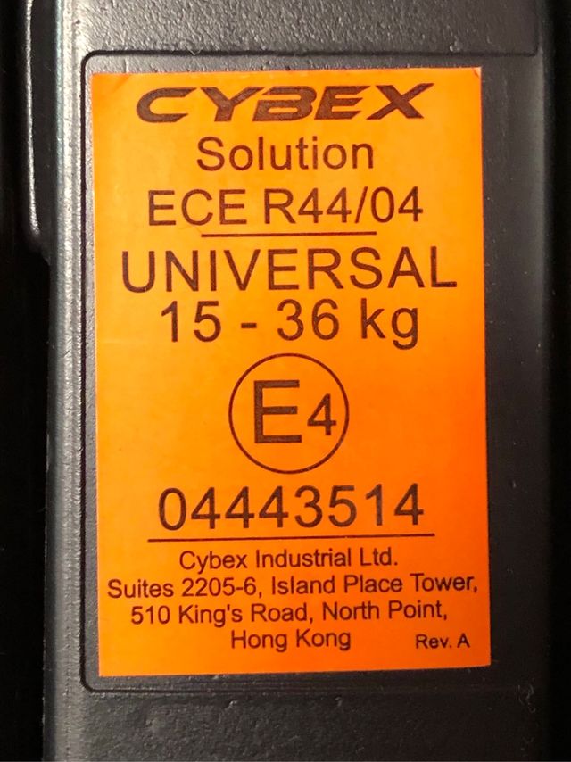 Silla de coche universal