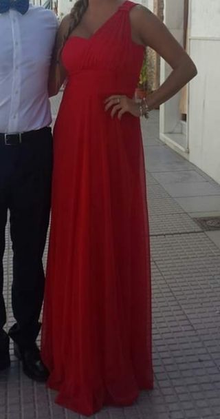 Vestido fiesta Rocío Trastallino de segunda mano por 50 EUR en Huelva en  WALLAPOP