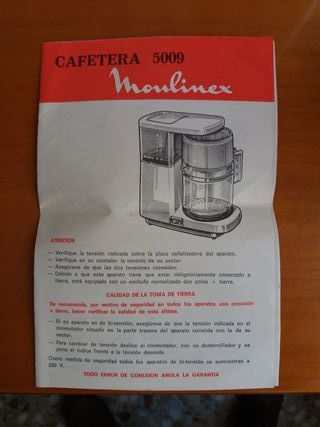 Cafetera Moulinex antigua de segunda mano por 15 € en Teruel Cafetera Moulinex antigua de segunda mano por 15 € en Teruel