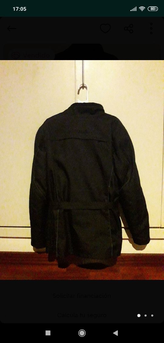 vendo chaqueta de moto mujer